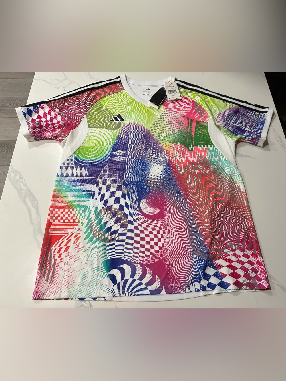 Adidas Jeremy Scott Pride Soccer / Football Jersey (XL) Retails For $65